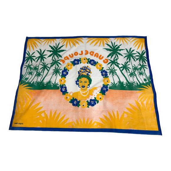 Jacques Rollet Beach Cover Up Sarong Guadeloupe - Picture 2 of 14